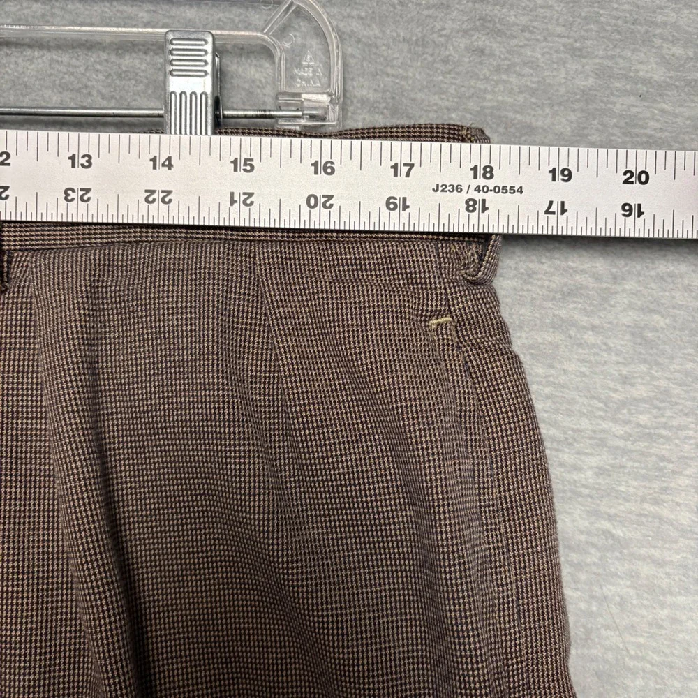 Polo Ralph Lauren Tencel Dress Pants Brown Pleated Casual Trousers Men 36x27